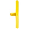 Vikan hygiene nylon schraper/duwer  met steelaansluiting geel 270x128mm