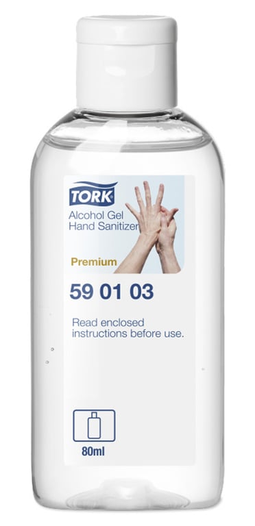 Tork alcohol gel hand sanitizer 80ml