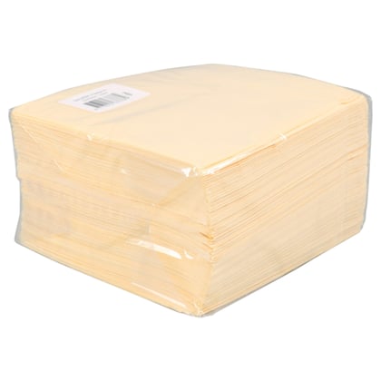 Servet 33x33cm 2-lgs 1/4 vouw crème 1500st