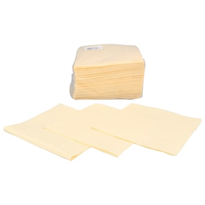 Servet 33x33cm 2-lgs 1/4 vouw crème 1500st