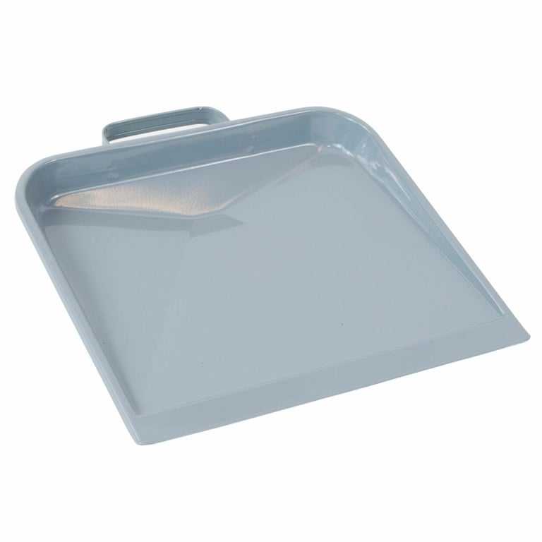 CaluClean stofblik metaal met oor grijs