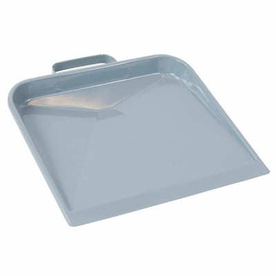 CaluClean stofblik metaal met oor grijs 