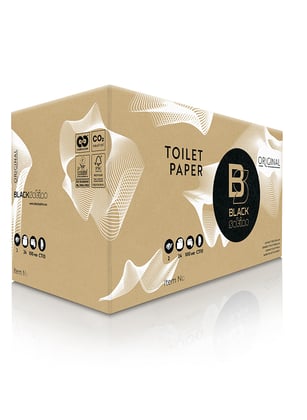 BlackSatino toiletpapier 2lgs Compact 24rolx100mtr