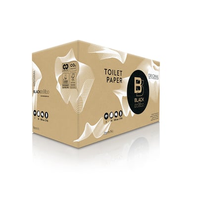 BlackSatino toiletpapier 2lgs Compact 24rolx100mtr