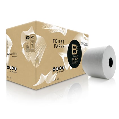 BlackSatino toiletpapier 2lgs Compact 24rolx100mtr