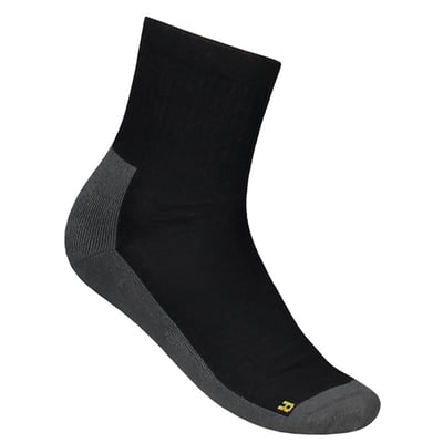 Tricorp Workwear werksok 70gr 2-pack zwart grijs maat 35-38