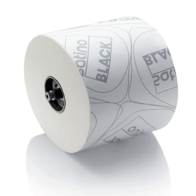BlackSatino toiletpapier 2lgs wit doppenrol 24rolx100mtr