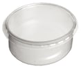 Bakje PP 250ml kunststof diameter 101mm transparant zonder structuur 1000st