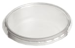 Deksel PP rond transparant zonder structuur voor bakje PP 250ml 1000st