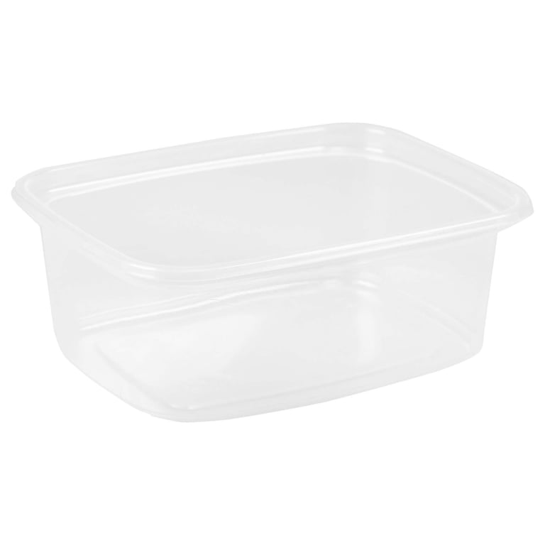 Bakje rechthoekig 250cc pp excl deksel 100st