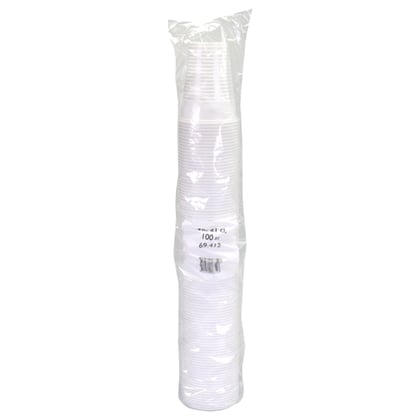 Drinkbeker PS wit 180ml 100st