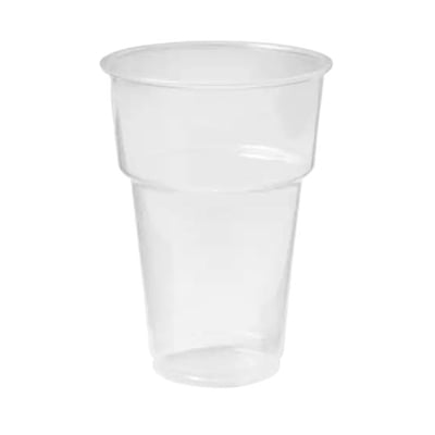 Bierglas helder PP 250ml 1000st 