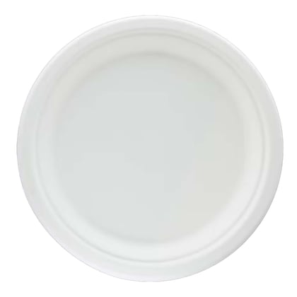 Bord rond suikerriet 22,5cm 125st
