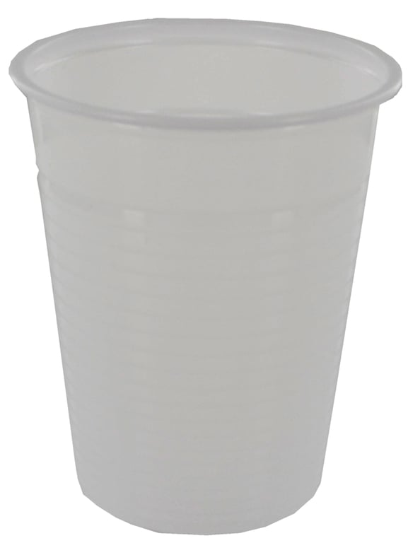 Drinkbekers wit PS doos 3000st