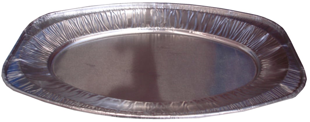 Cateringschaal ovaal aluminium 