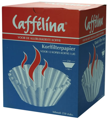 Caffelina koffiefilter per doos