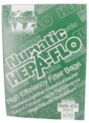 Numatic hepa-flo NVM-1CH stofzuigerzak  10st