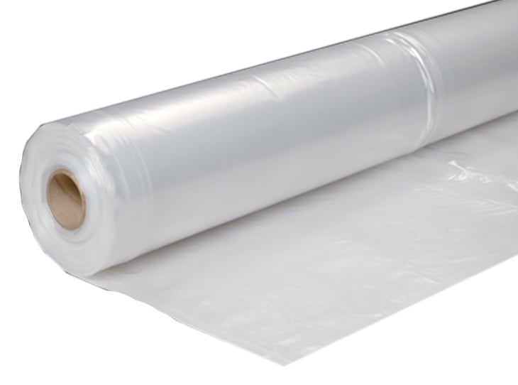 Bouwfolie PE T200, 45my 6x50mtr