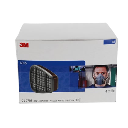 3M A2 filter 6055 per 2st tegen organische dampen