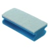 CaluClean schuurspons met handgreep blauw/wit 