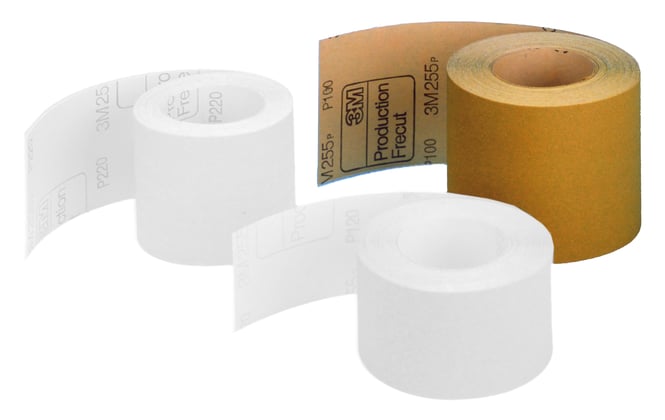 3M 255p schuurpapier 2x23mtr Afm.: 115mmx23mtr