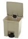 Rubbermaid pedaalemmer 30ltr beige