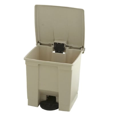 Rubbermaid pedaalemmer 30ltr beige