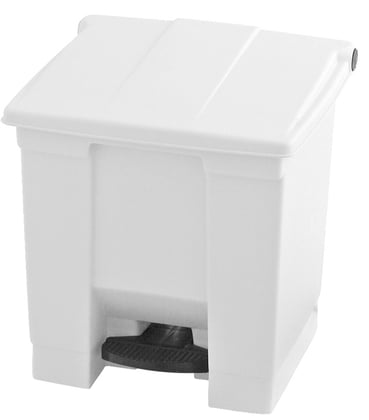 Rubbermaid pedaalemmer 30ltr wit