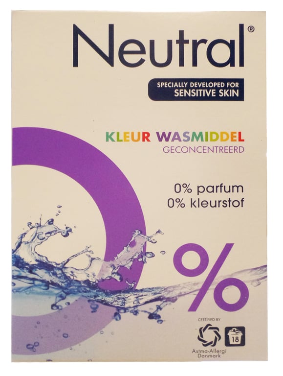 Neutral Color hoofdwasmiddel poeder 18 scoops 1,187kg