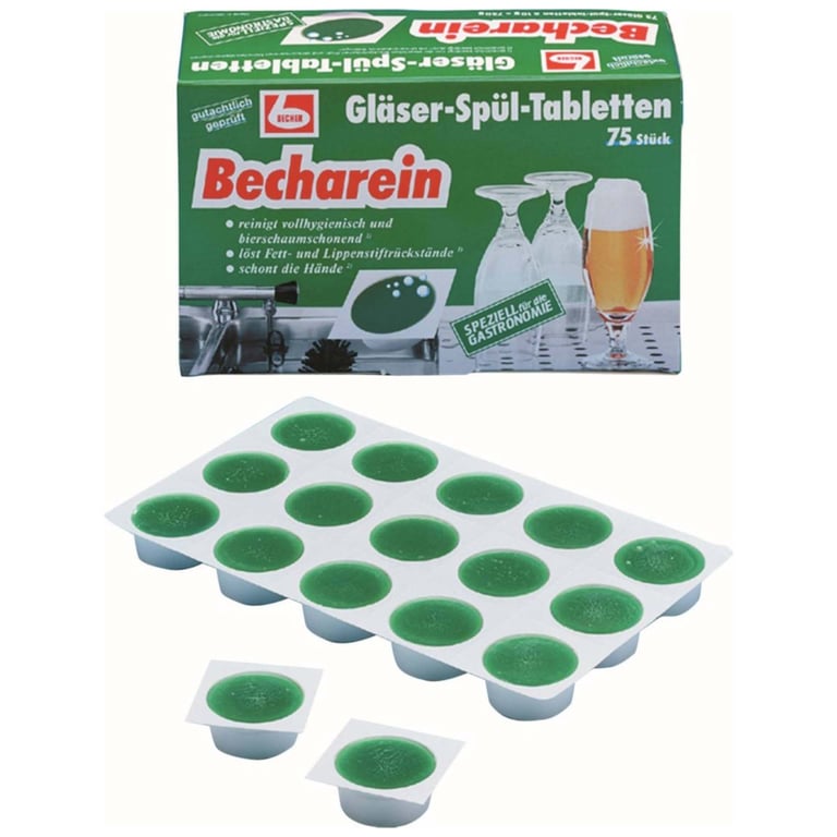 Dr. Becher bierglasreiniger tabs 75st