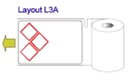 Brady labels wit 55x85mm polypropeen 400st