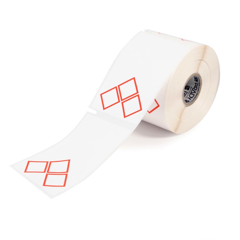 Brady GHS/CLP labels wit 55x85mm polypropeen 400st