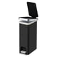 Hana Slim pedaalemmer zwart 40ltr 