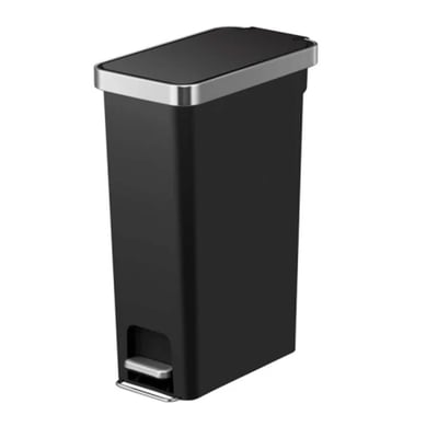 Hana Slim pedaalemmer zwart 40ltr 