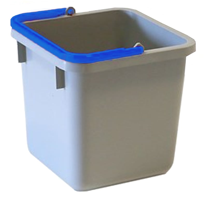 Numatic Grijze emmer met blauw hengsel