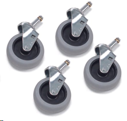 Numatic werkwagenwielen 100mm 4 stuks