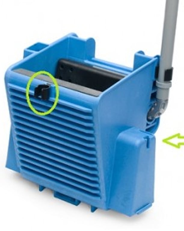 Numatic steelklem zwart voor Mid Mop