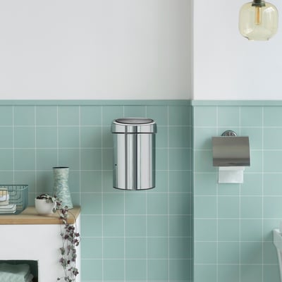 Brabantia Touch bin wandafvalemmer 3ltr RVS