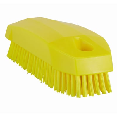 Vikan nagelborstel hard hygiënisch geel