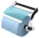 Tork Performance poetsrol dispenser voor wandmontage turquoise/wit