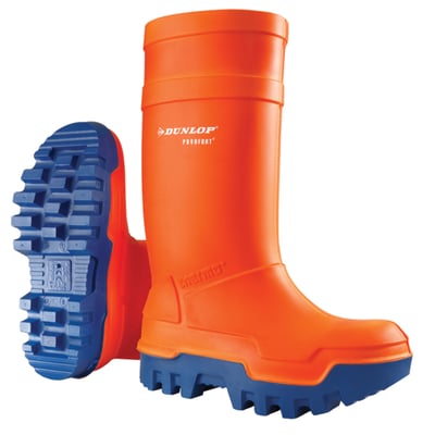 Dunlop Purofort S5  thermo laars oranje blauw maat 37-38