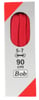 Veters 90cm rood verpakt per 10 paar