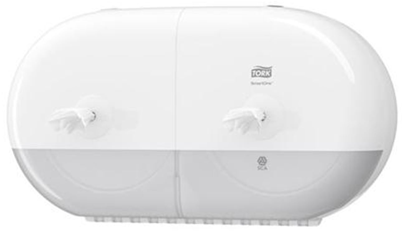 Tork SmartOne twin mini toiletpapierdispenser