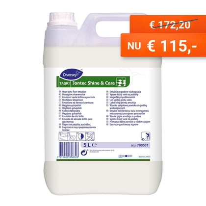 Taski Jontec shine & Care vloeremulsie hoogglans 5ltr