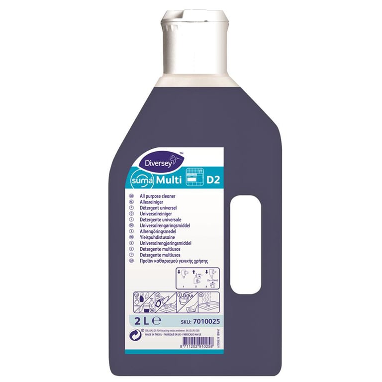 Suma Multi D2 krachtig reinigingsmiddel 2ltr