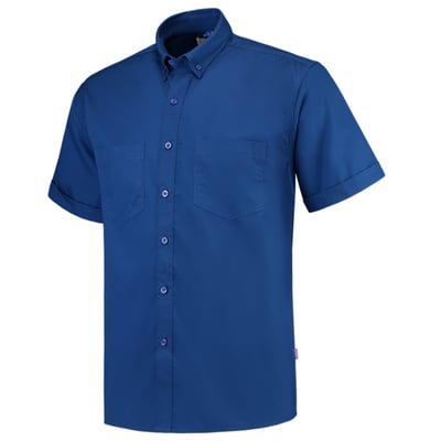 Tricorp Workwear basis werkoverhemd korte mouw koningsblauw maat XS