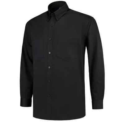 Tricorp Workwear basis werkoverhemd lange mouw zwart maat XS