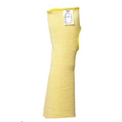 Ansell Kevlar sleeve armbeschermer met duimgleuf 254mm geel