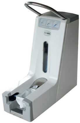 Hygomat cleanroom overschoen machine