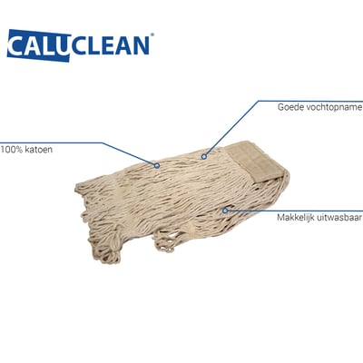 CaluClean dweilmop 350grs met band
